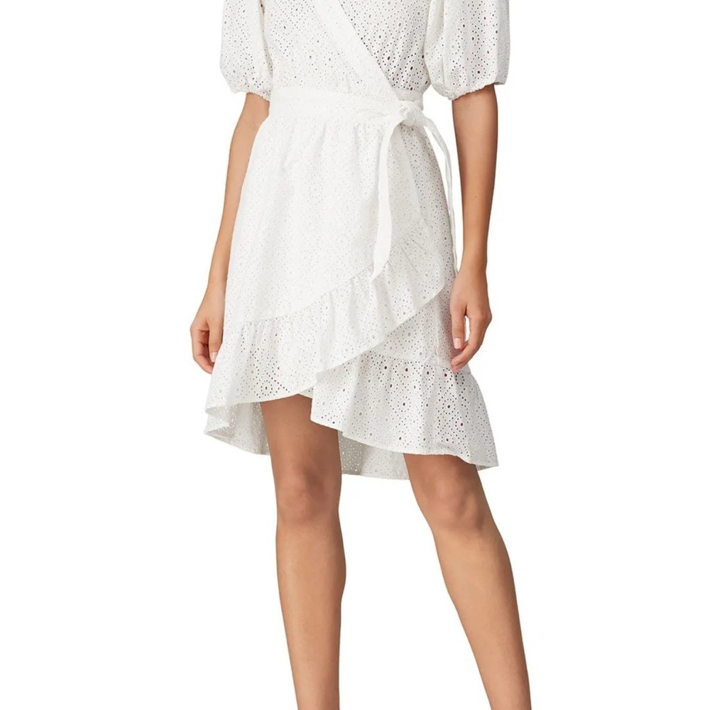 Scot & Soda Broderie Anglaise Wrap Dress
